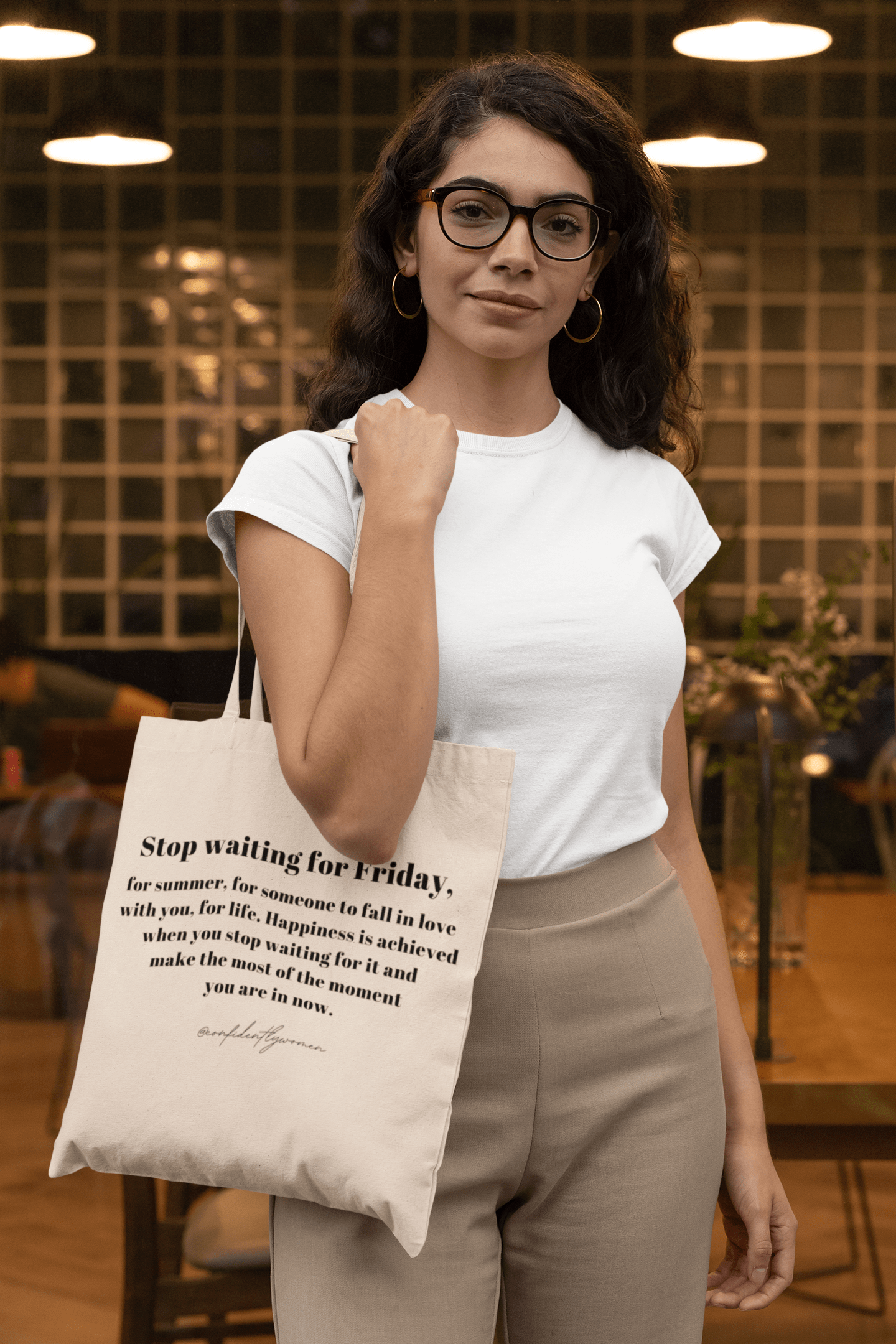 Stop waiting for Friday - Canvas Tote Bag